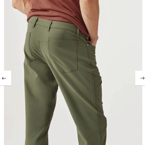 Oliver’s Apparel Men’s Passage Pants - Olive Green - Picture 3 of 9